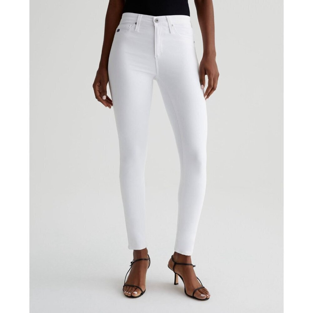 AG Adriano Goldschmied The Middi Ankle Mid-Rise Lengging Skinny Jeans Size. 27 W